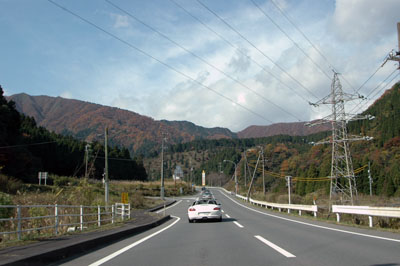 見渡す限り、山、山